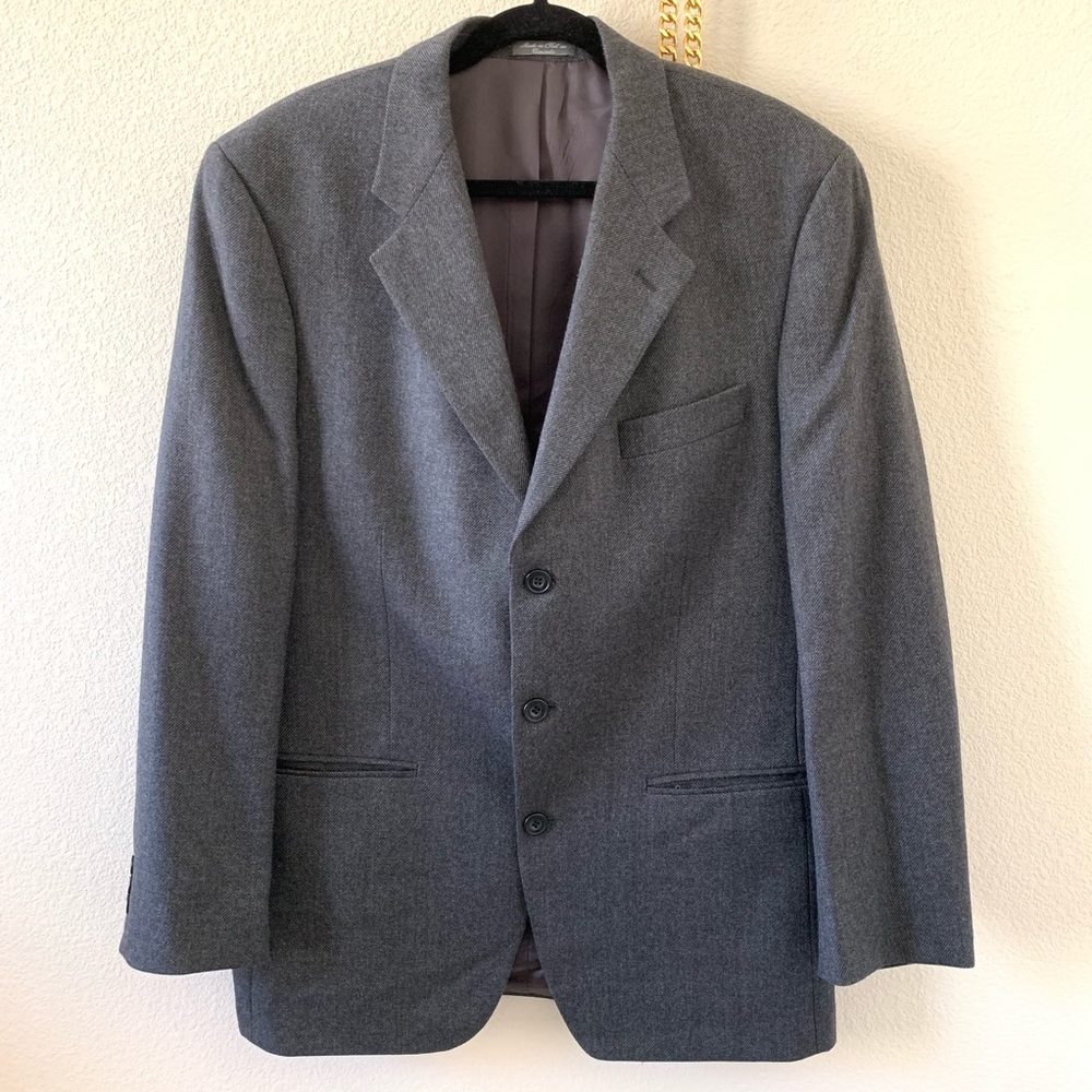 NWOT Woolmark Bosa Men’s Grey Wool Sport Coat